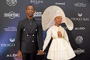 Zakes Bantwini and Nandi Madida during the SA Style Awards on November 18, 2018 in Johannesburg.