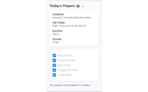 Salah Tracker: Your daily prayer companion