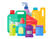 Household products including swimming pool acid, toilet cleaners, mildew cleaners, dishwasher powders and laundry detergents should not be stored under the kitchen sink.