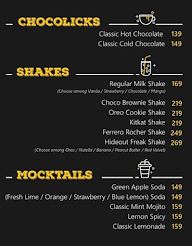 Cafe Hideout menu 3