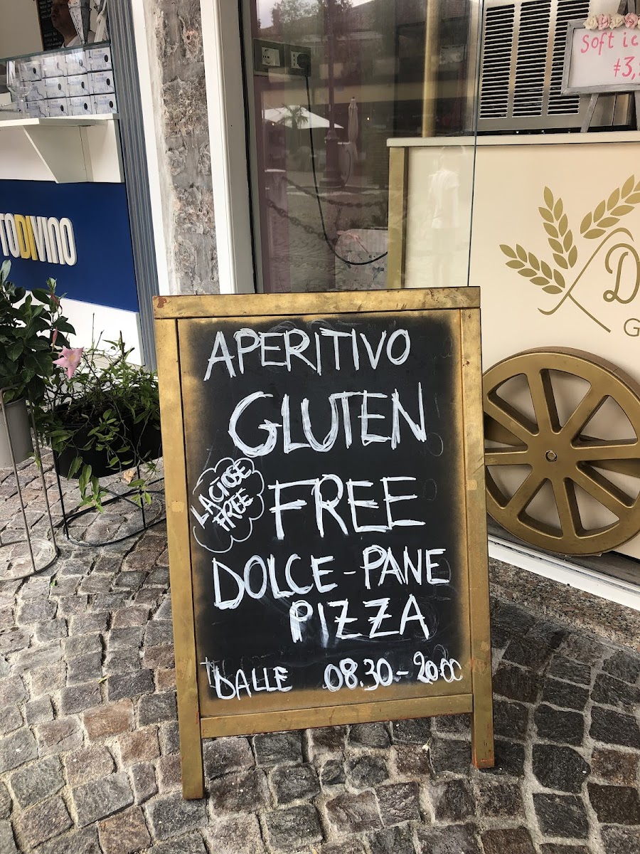 Dolci Sogni Gluten Free gluten-free menu