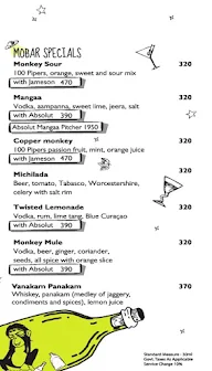 Monkey Bar menu 8