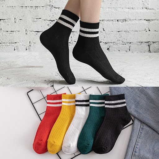 Title 40, Mens and Womens Thin Mid-tube Socks Breathabl...