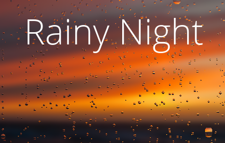 Rainy night small promo image