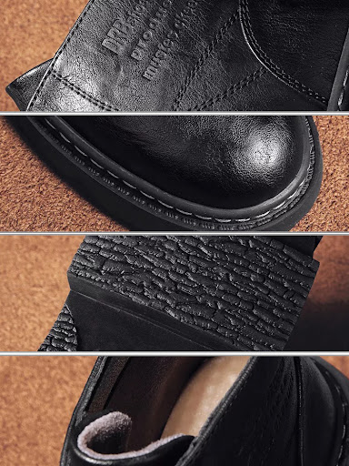 Title 4, Black high-top boots for boys with overalls, a ...