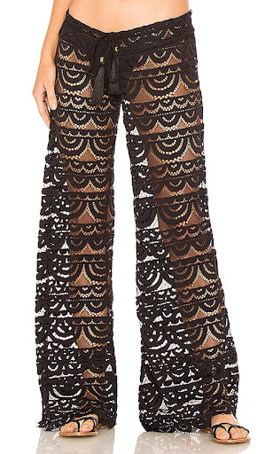 Title 3, Sweet Lace Hollow-out Wide-leg Pants for Women....