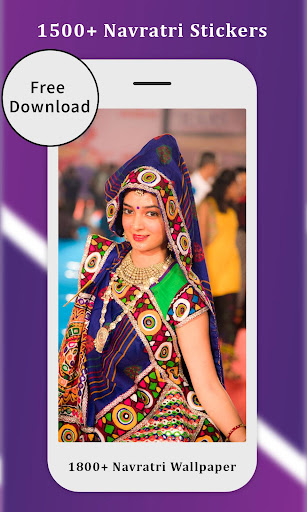 Navratri Garba Status  Sticker, Photo Studio Lab