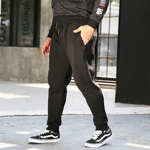 Title 4, Fashionable Loose Plus Size Mens Casual Trouse...