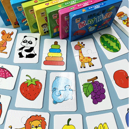 Title 5, Paired Puzzle for Children Assembly Build fun i...