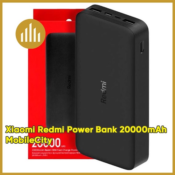 Pin Sạc Dự Phòng Xiaomi Redmi Power Bank 20000Mah - Bh 3 Tháng - Mobilecity