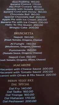 Il Padrino menu 6