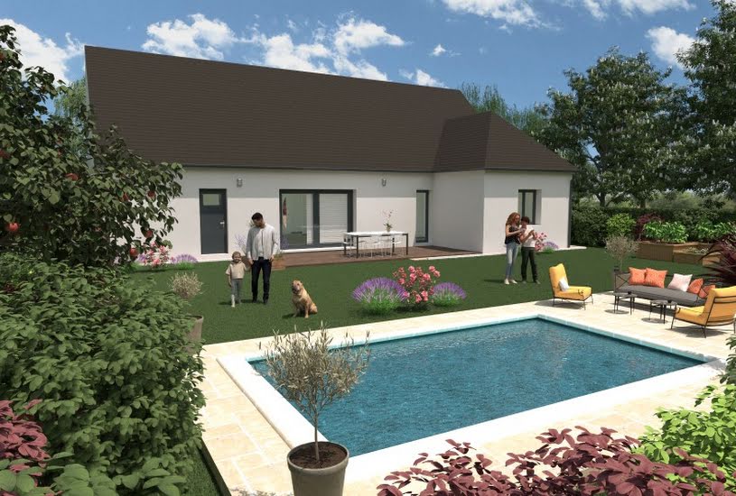  Vente Terrain + Maison - Terrain : 611m² - Maison : 104m² à Saint-Florent-sur-Cher (18400) 