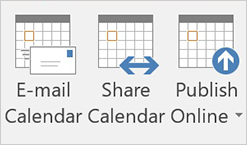 Share a calendar in 2016 version.