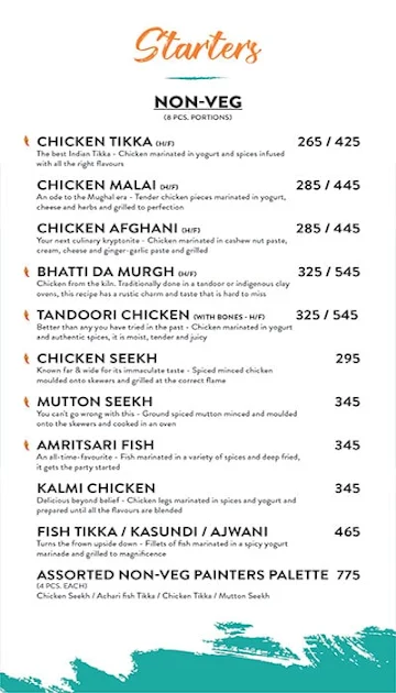 Number 5 - Curries and Grills menu 