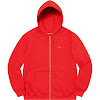 small box zip up hooded sweatshirt ss21