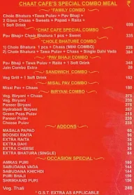 Chaat Cafe menu 8