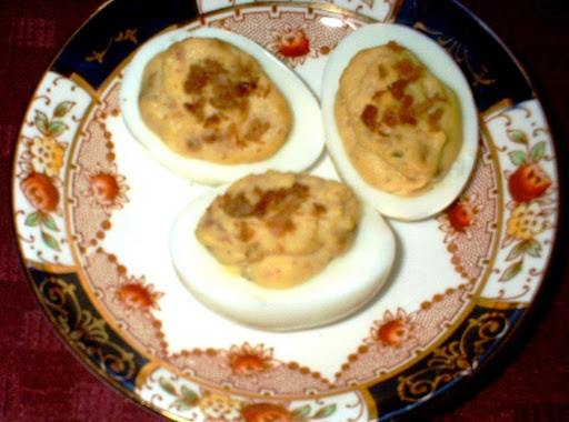 Bacon & Balsamic Deviled Eggs