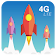 4G LTE Signal Booster Network icon