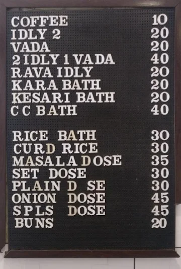 Vybhav South menu 