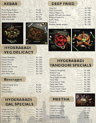 Hyderabadi Dastarkhwan menu 1