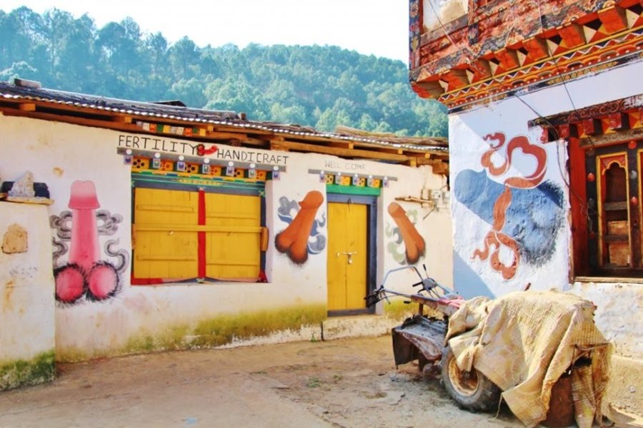 Chimi Lhakhang, o templo dedicado ao pênis