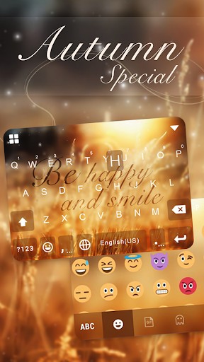 Autumn Special iKeyboard Theme