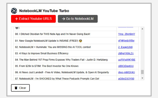 NotebookLM YouTube Turbo