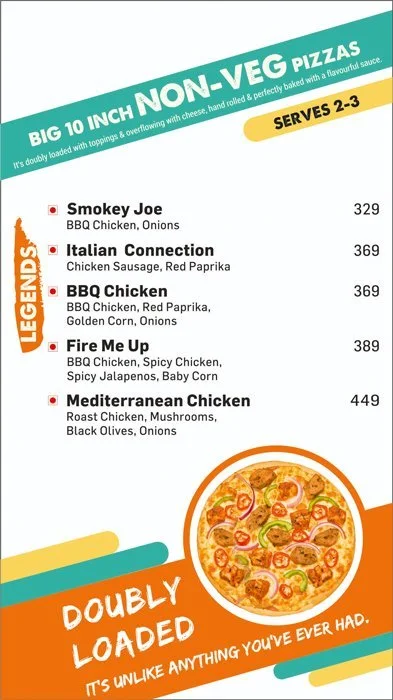 MOJO Pizza - 2X Toppings menu 