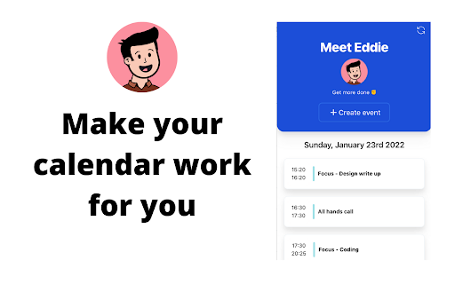 Meet Eddie - Productivity for Google calendar