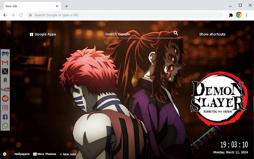 Demon Slayer Kimetsu No Yaiba New Tab