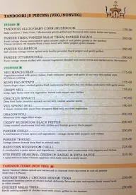 The Carnival menu 4