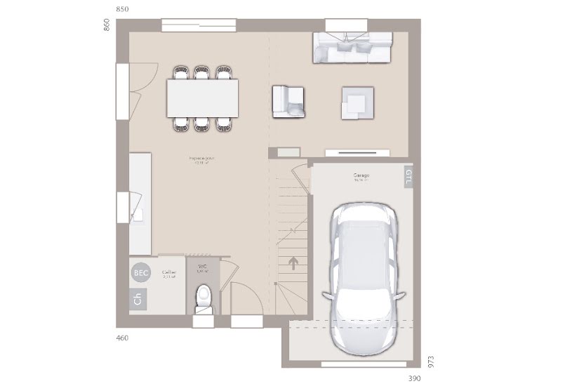  Vente Terrain + Maison - Terrain : 400m² - Maison : 85m² à Chabottes (05260) 