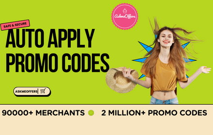 Askmeoffers: Automatic Promo Codes & Cashback Offers small promo image