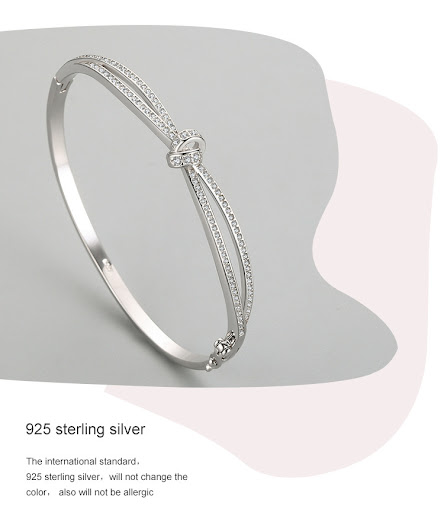 Title 7, Womens Bends And Hitches Open Diamond S925 Sil...