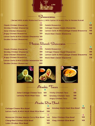 Dubai Shawarma menu 1