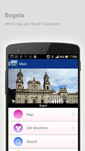 Bogota Map offline