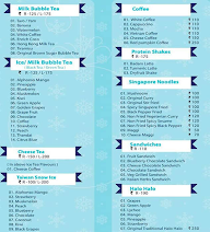 Snow Cafe menu 4