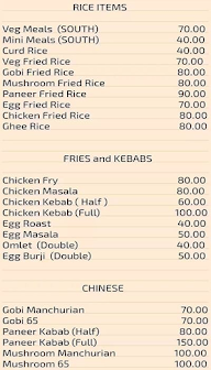 Pavithra Mess menu 7