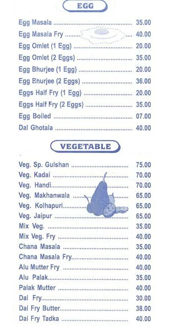 New Cafe Gulshan menu 