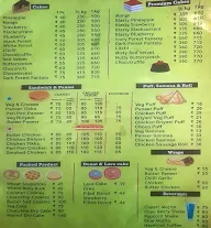 CK's Bakery menu 1