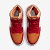 wmns air jordan 1 zoom air comfort fire red/hot curry/white/fire red