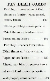 Gol Gappa menu 1