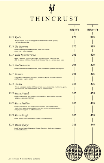 Riso menu 