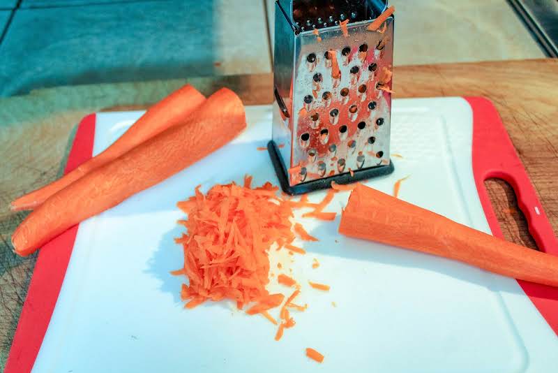 Shredding Carrots.