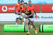 Rynhardt Elstadt during a Springbok training session at Loftus Versfeld on July 1 2019 in Pretoria, South Africa. 