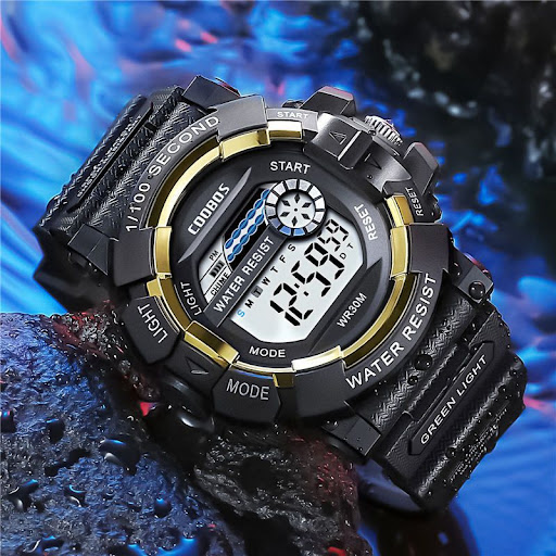 Title 3, Waterproof Sports Electronic Luminous Mens and...