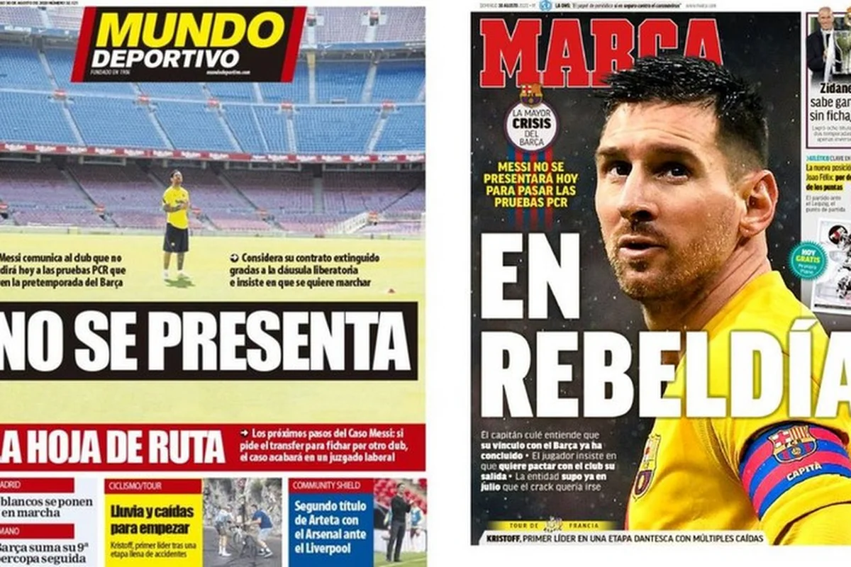 Messi rebelleert openlijk en stuurt zijn kat naar verplichte coronatests