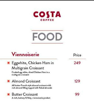 Costa Coffee menu 4