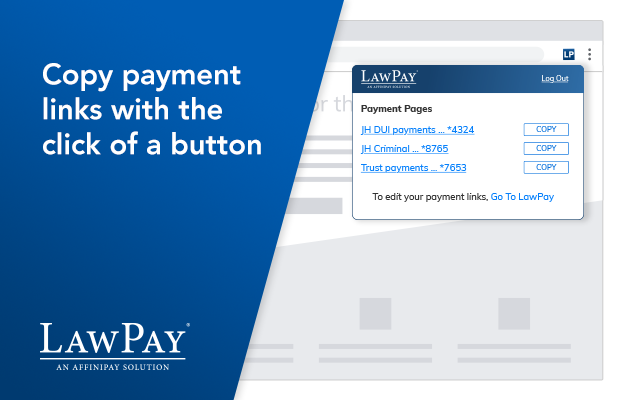 LawPay Browser Extension Preview image 2