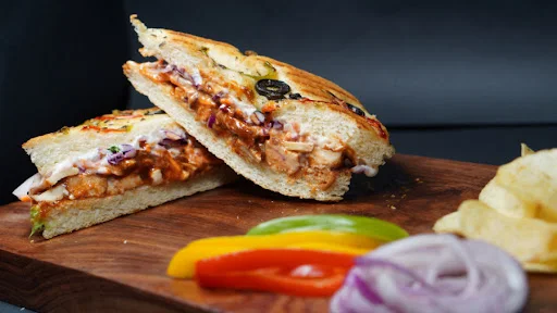 BBQ Chicken Focaccia Sandwich